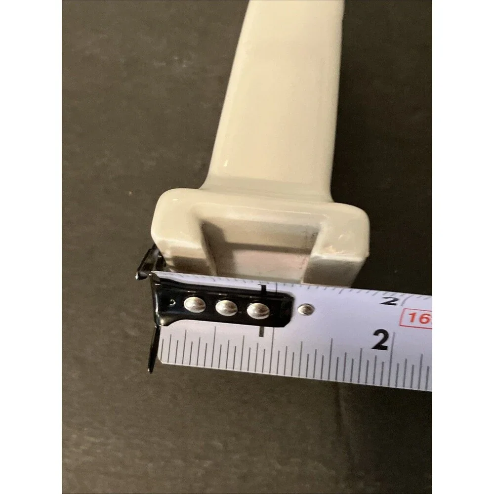 Vintage  White Ceramic Porcelain Bathroom Fixture Lot Towel Bar Posts Robe Hook